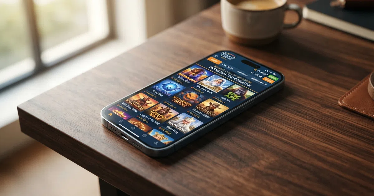 Een scherm met het Playtech-logo en een selectie van Playtech slots op de achtergrond, met een Nederlands casino-interface zichtbaar