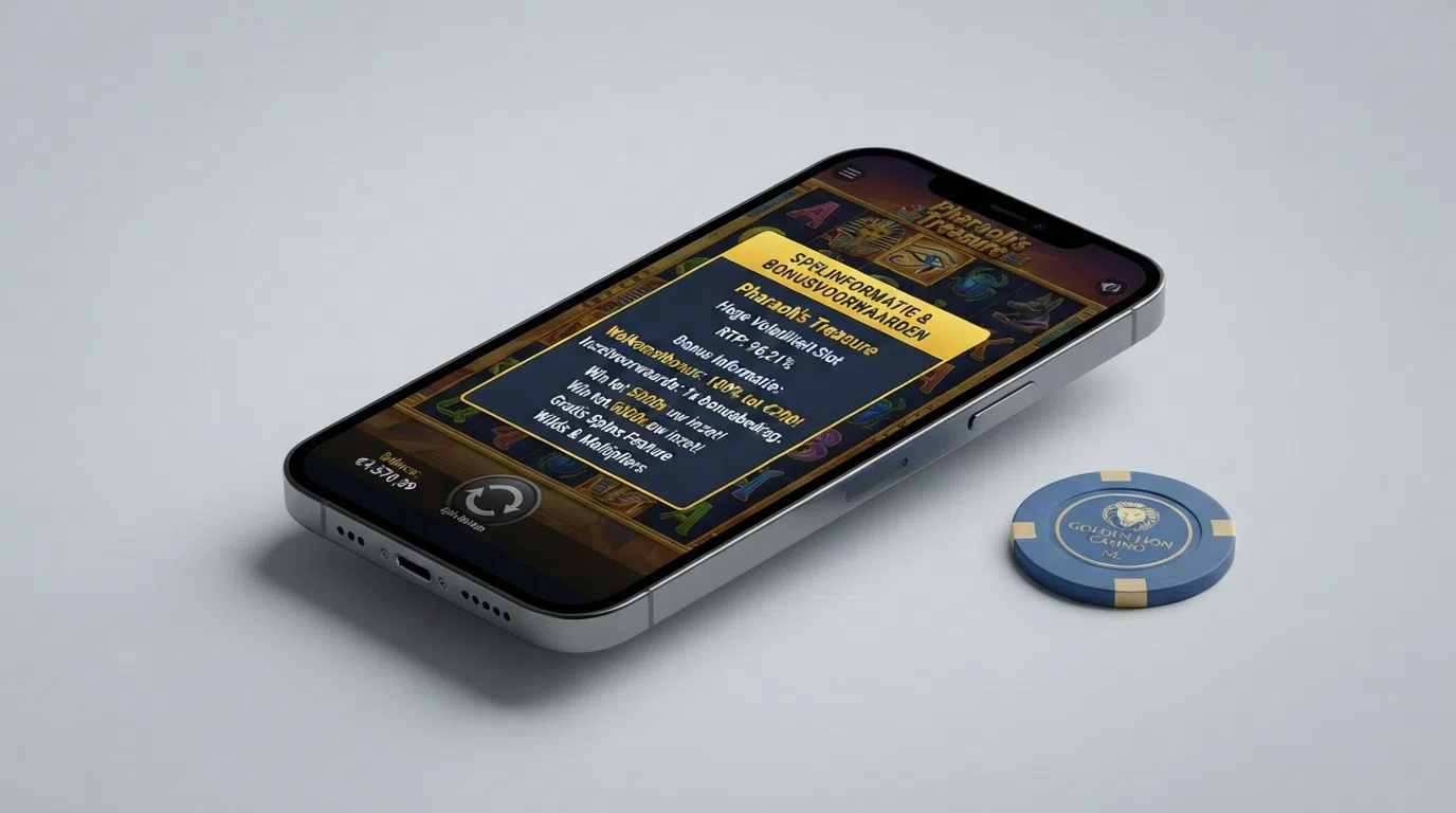 Een screenshot van Book of Dead met een gemarkeerd infoscherm dat de RTP-configuratie toont naast de bonusvoorwaarden van een operator