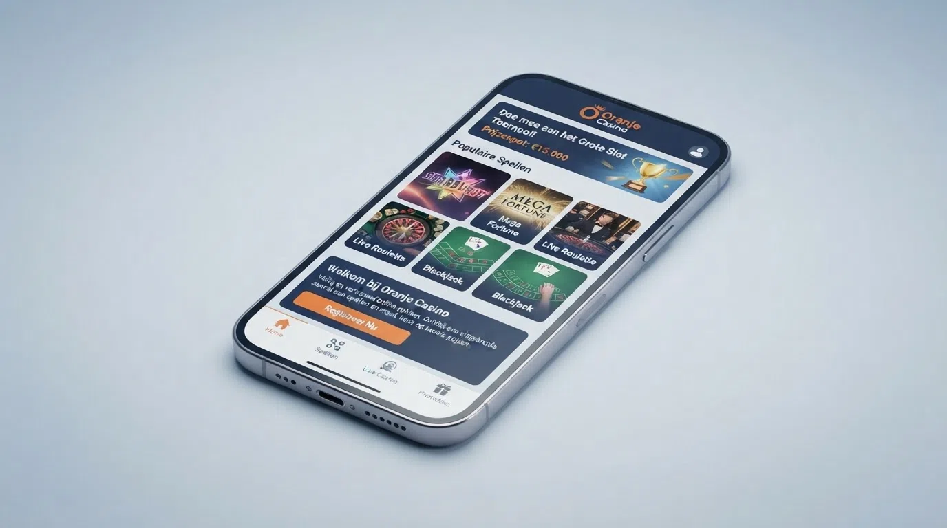 Overzicht van interfaces of logo's van legale Nederlandse online casino's met een actief toernooiaanbod