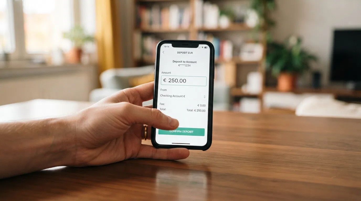 Stappenplan voor storten met MiFinity: account opladen, casino selecteren, transactie bevestigen